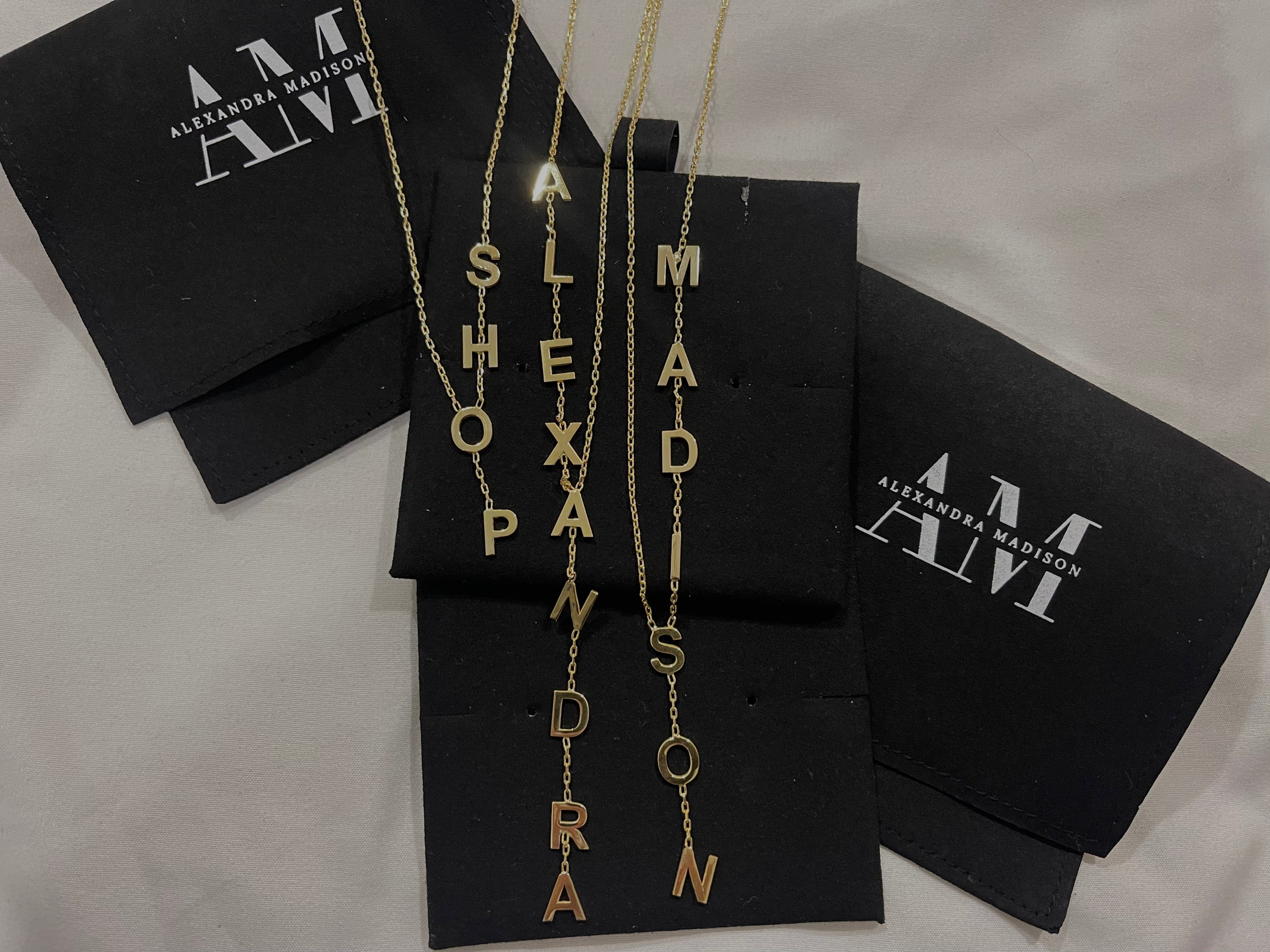 Lariat Name Necklace