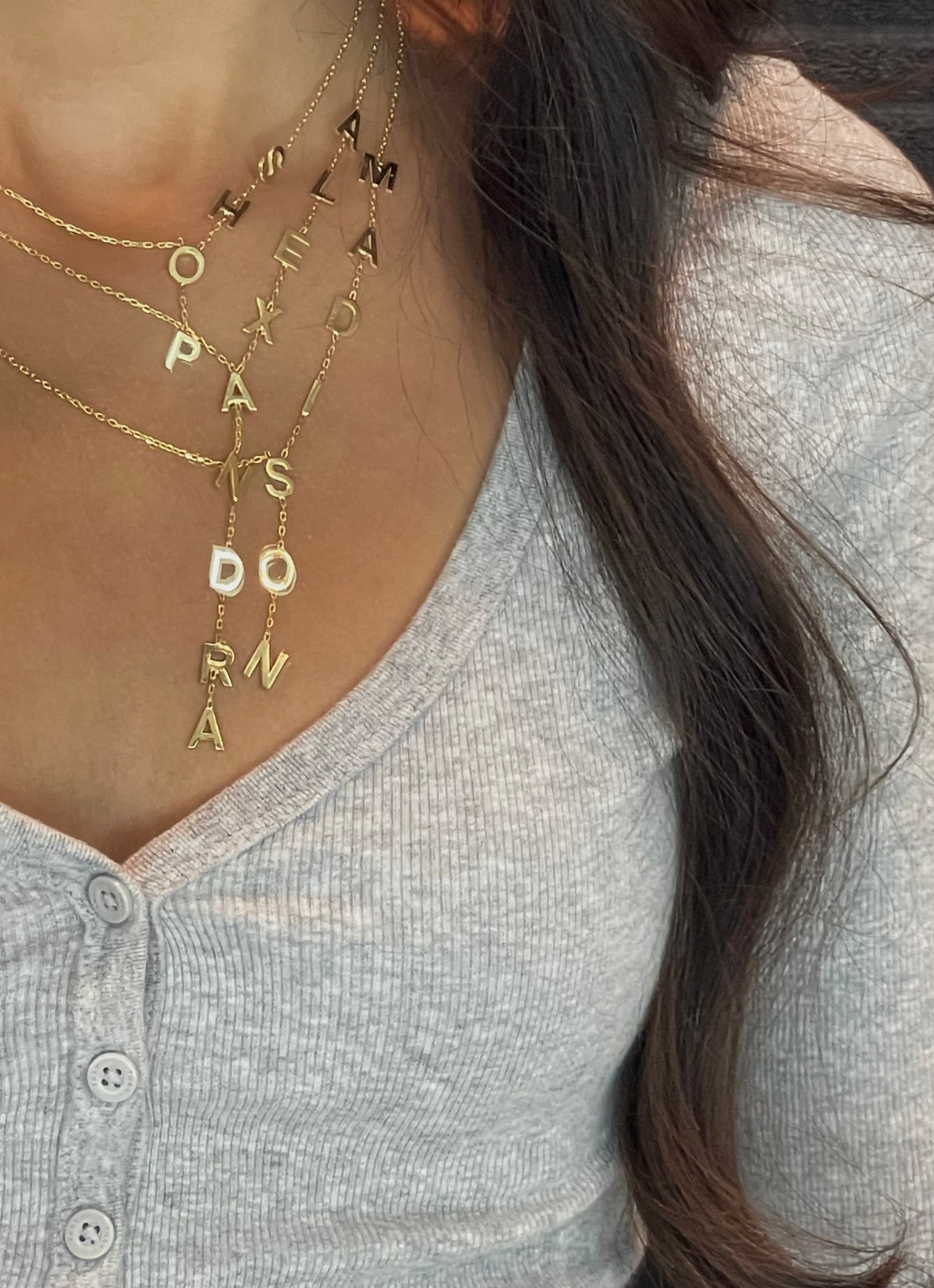 Lariat Name Necklace