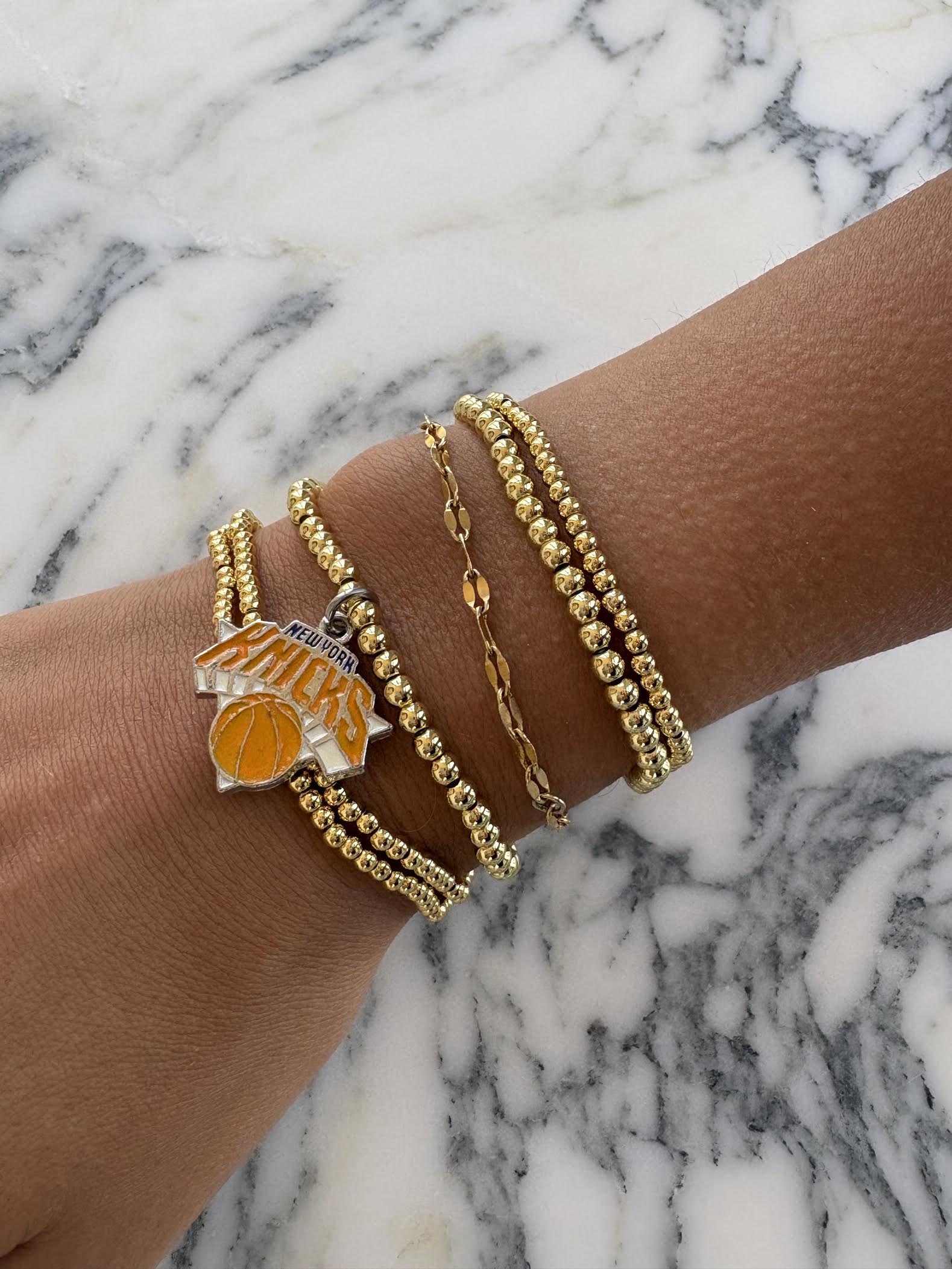 NY NY beaded bracelet