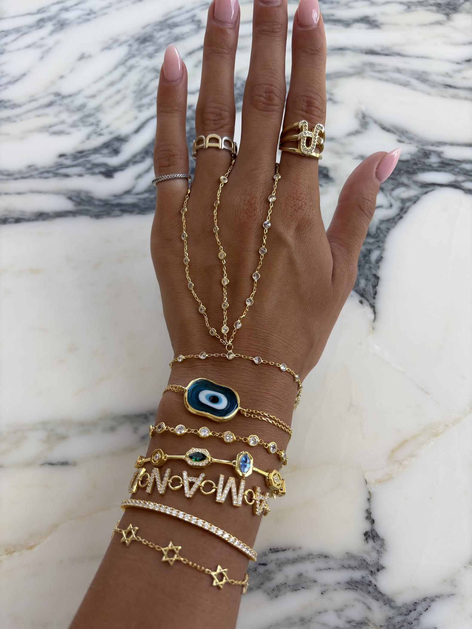 Double Bezel hand Chain