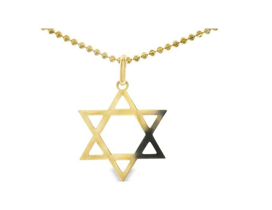 Chunky Star of David Necklace