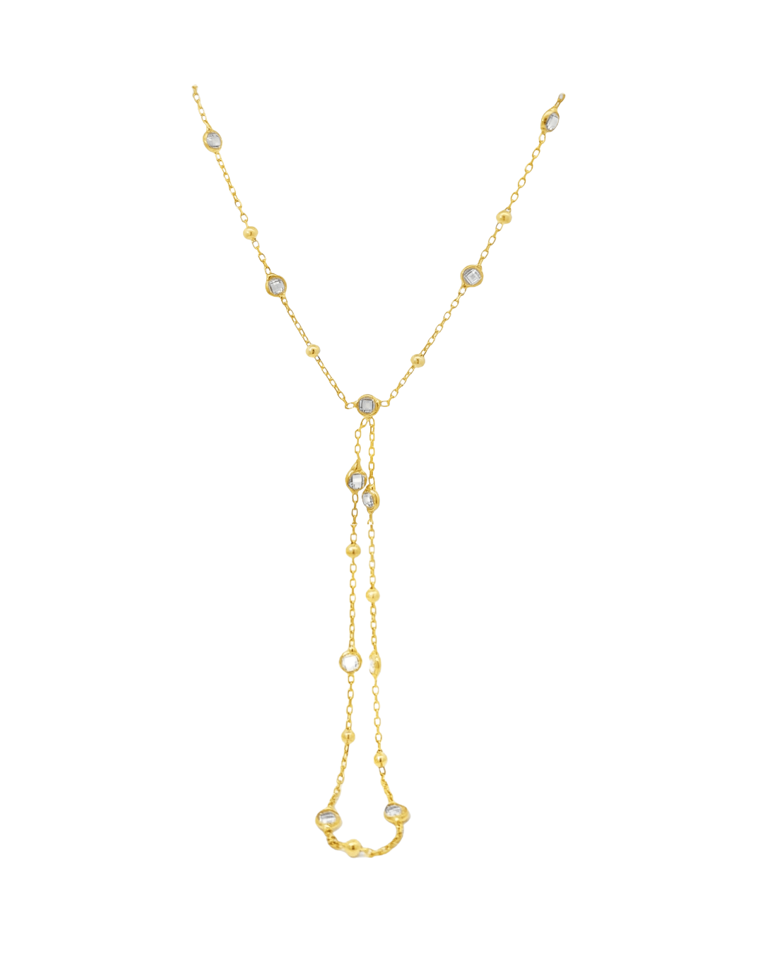 The Gem Beaded Hand Chain
