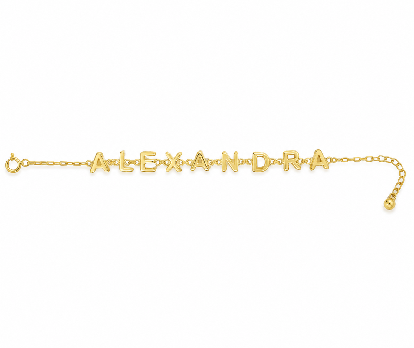 Balloon Name Bracelet