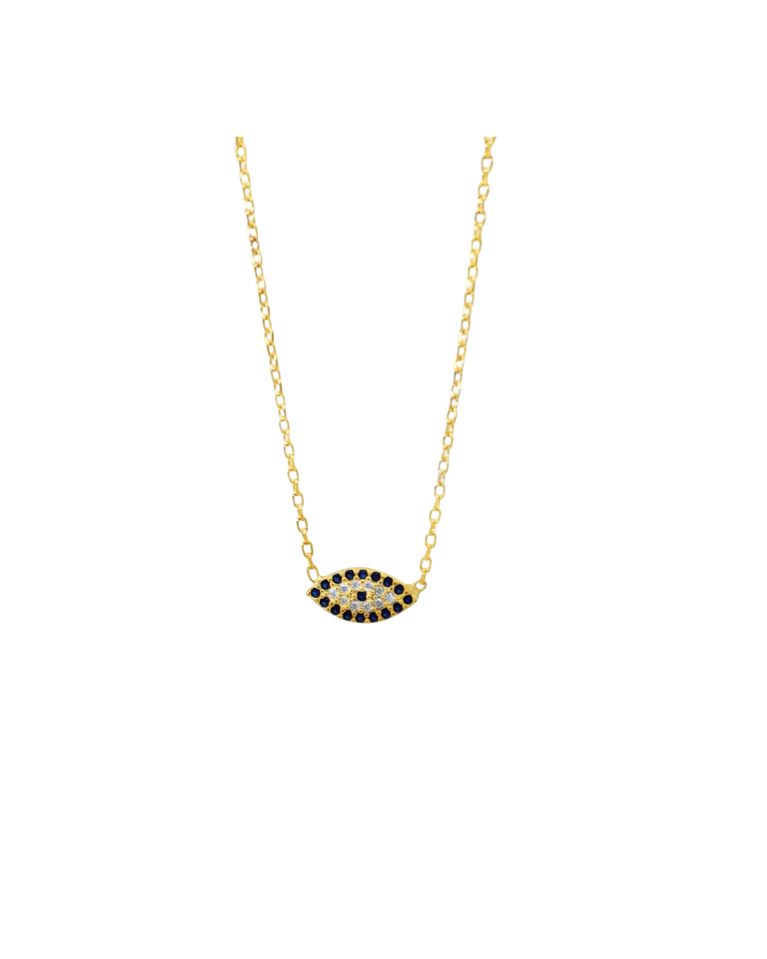 CZ Evil Eye Necklace