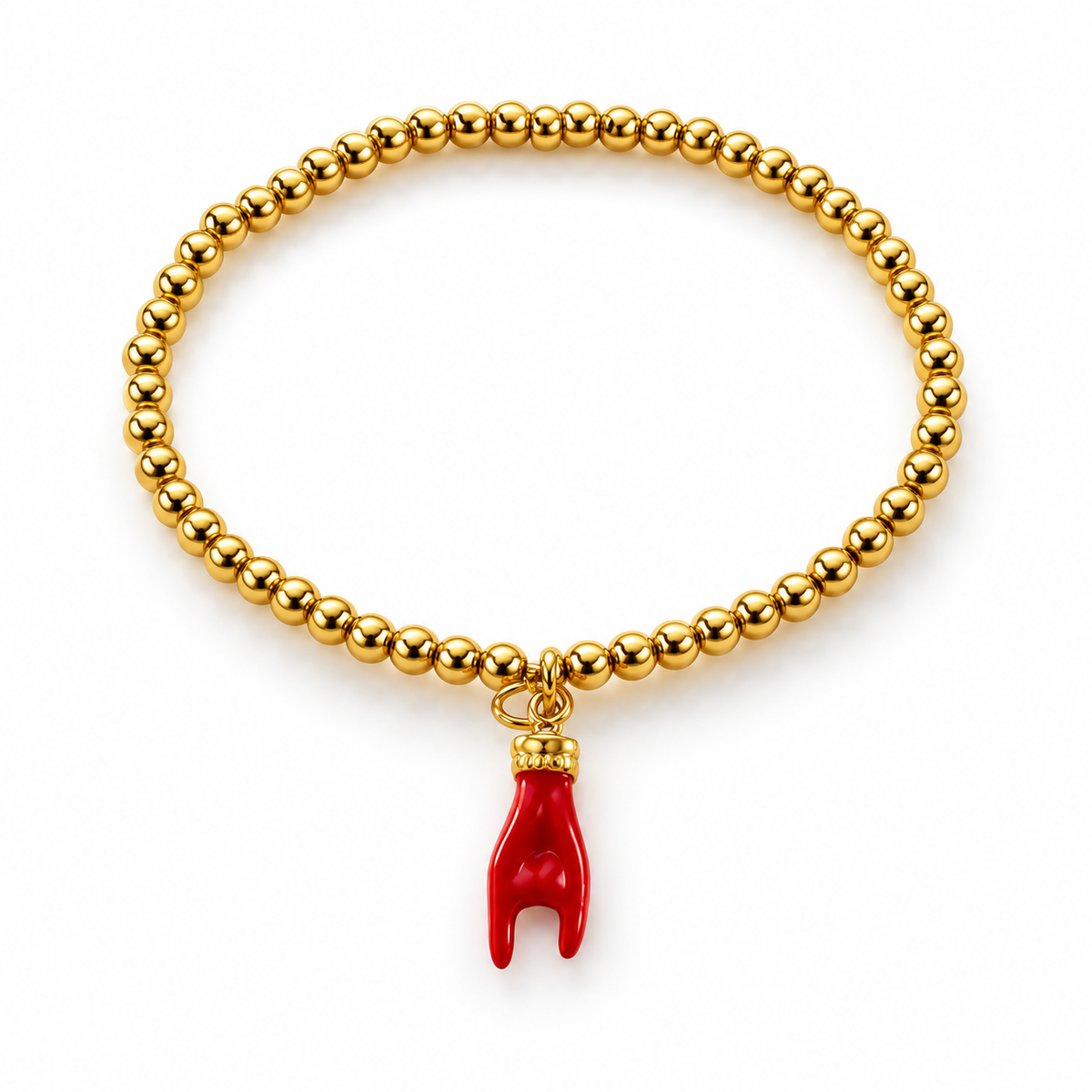 Red Cornicello Charm