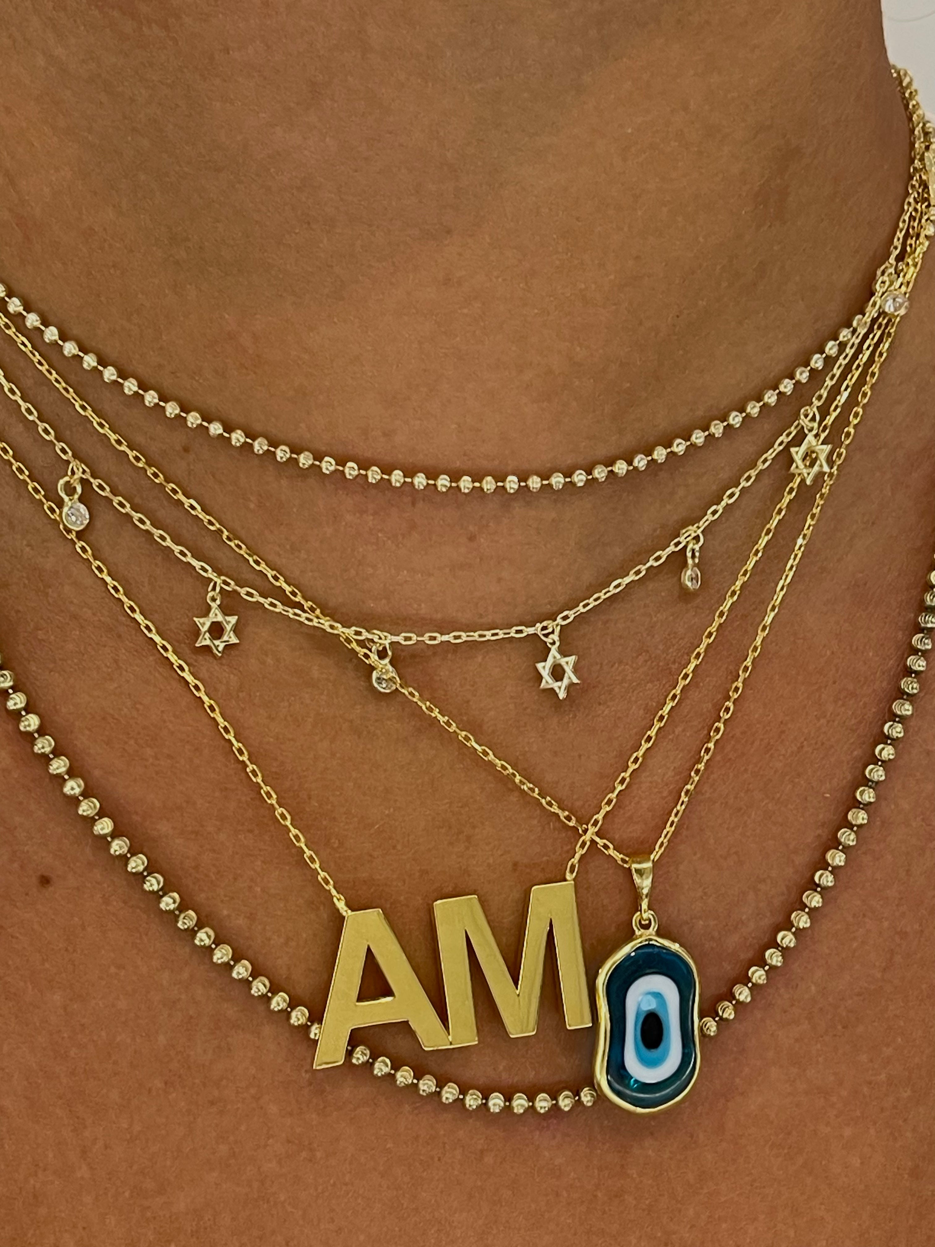 The Chunk Initials Necklace