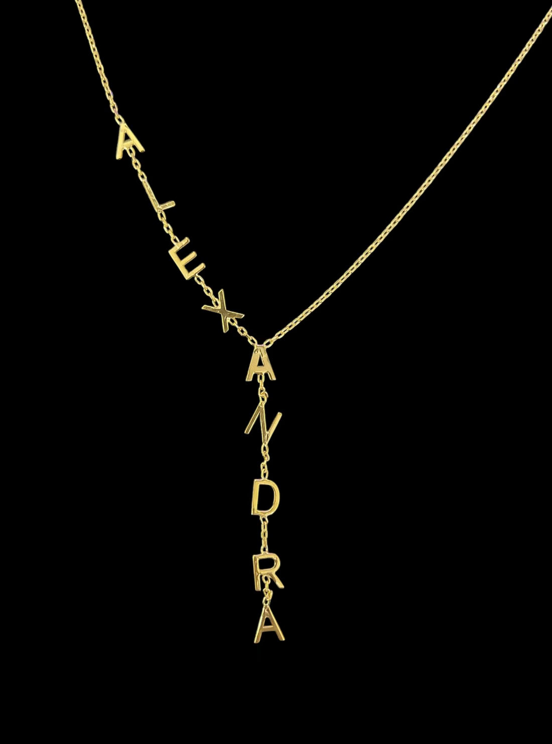 Lariat Name Necklace