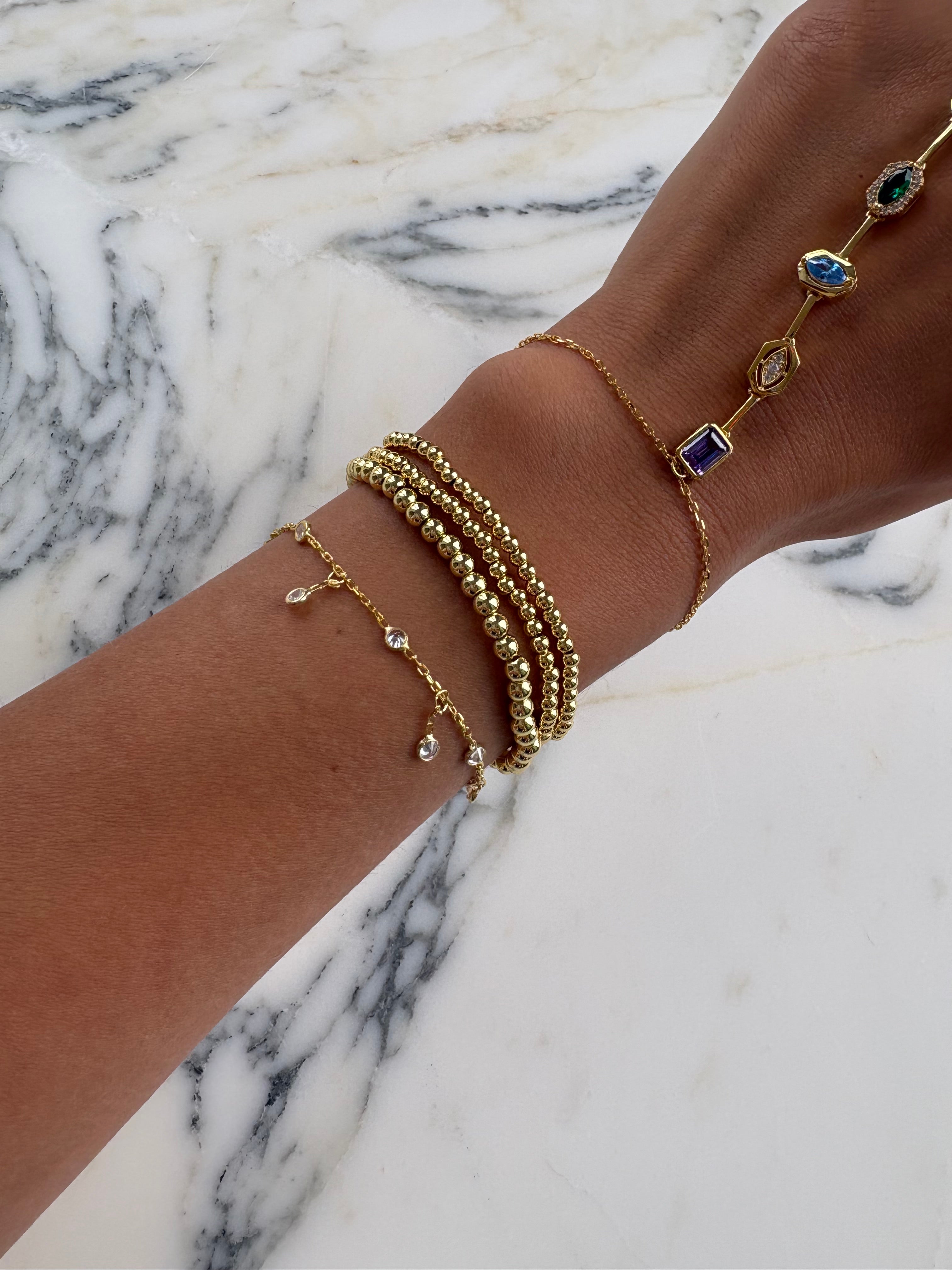 CZ Drop Bracelet