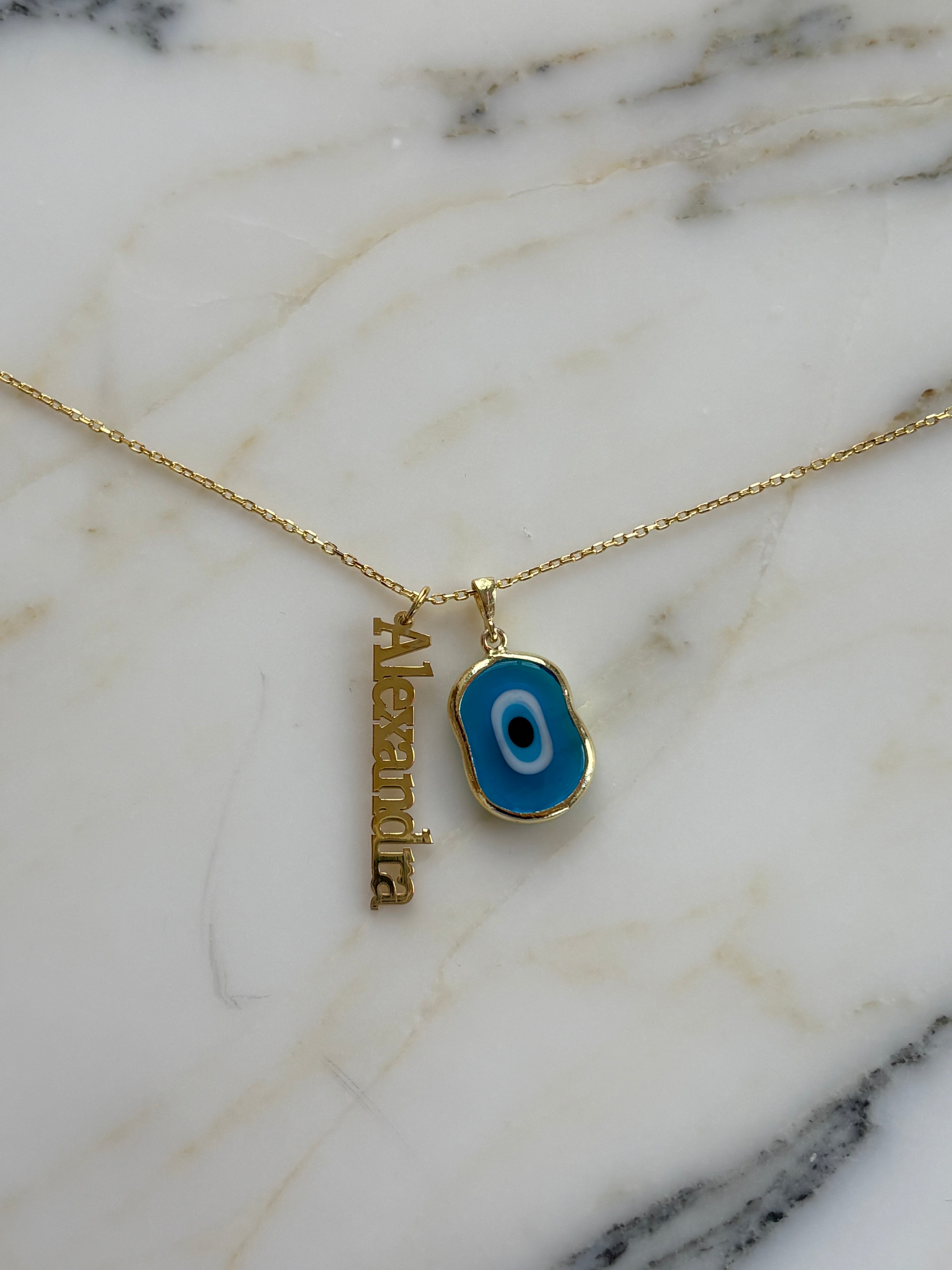 The Charm Name Plate Necklace