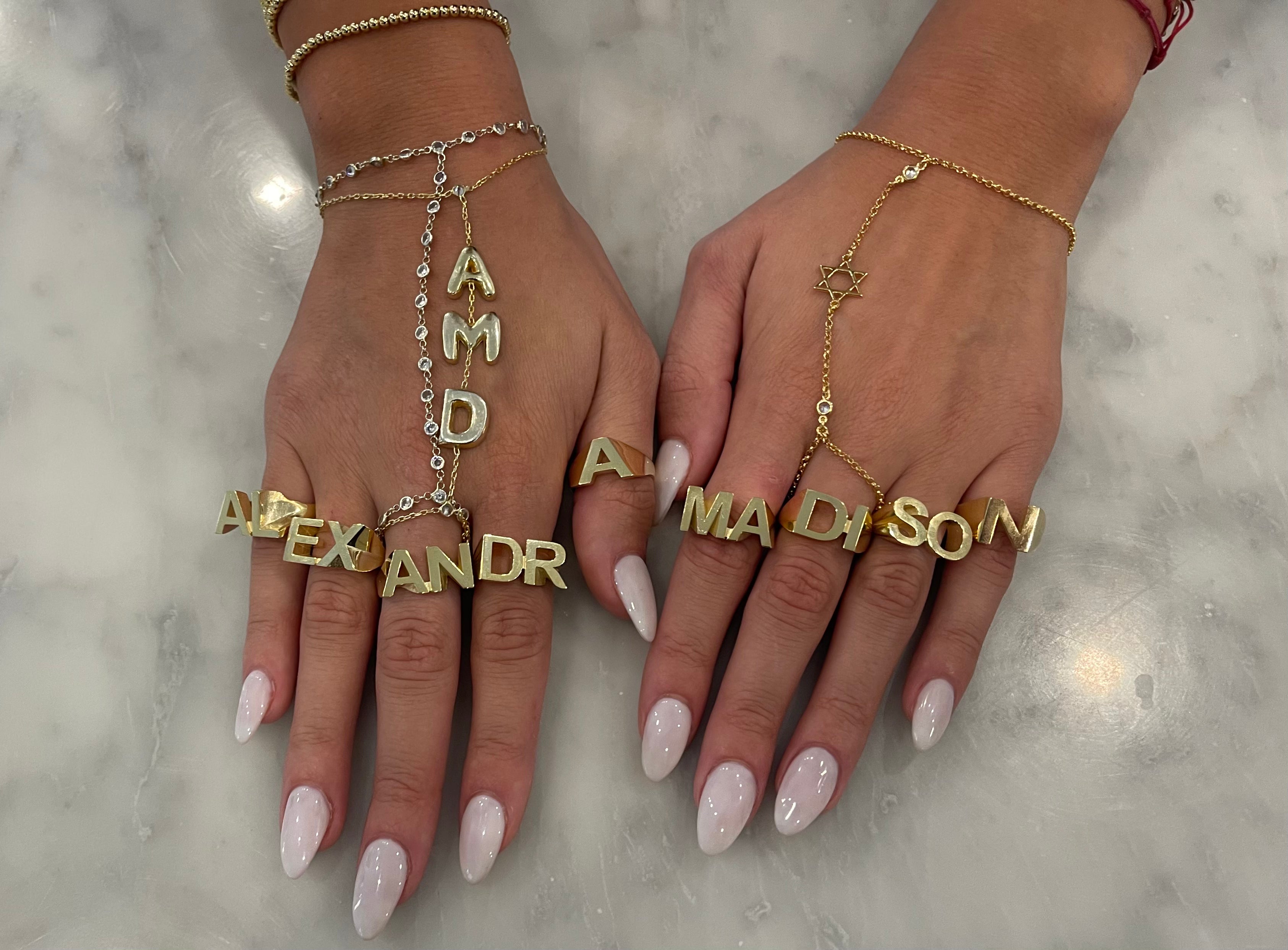 The Chunky Initials Ring
