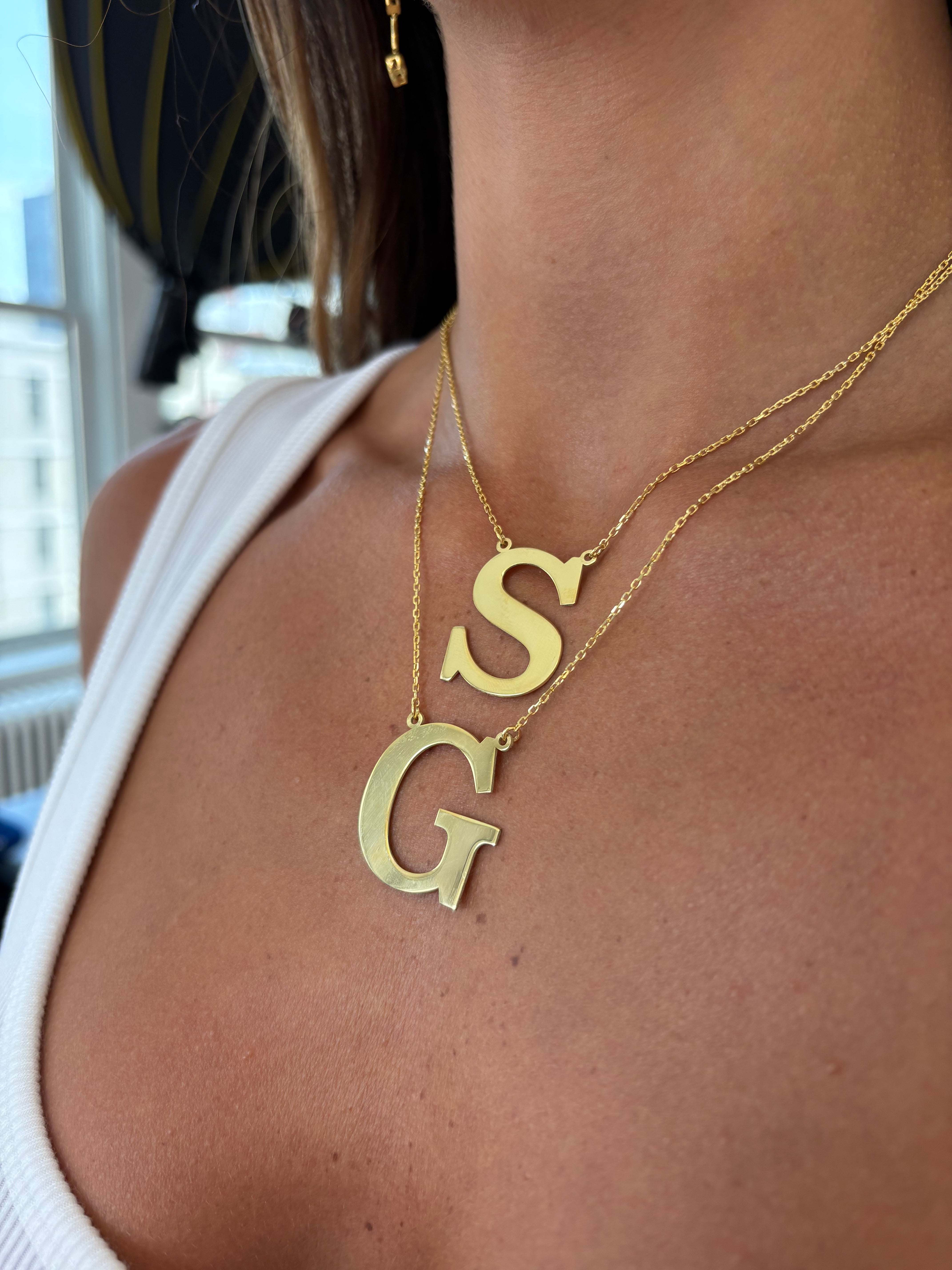Jumbo Initial Necklace