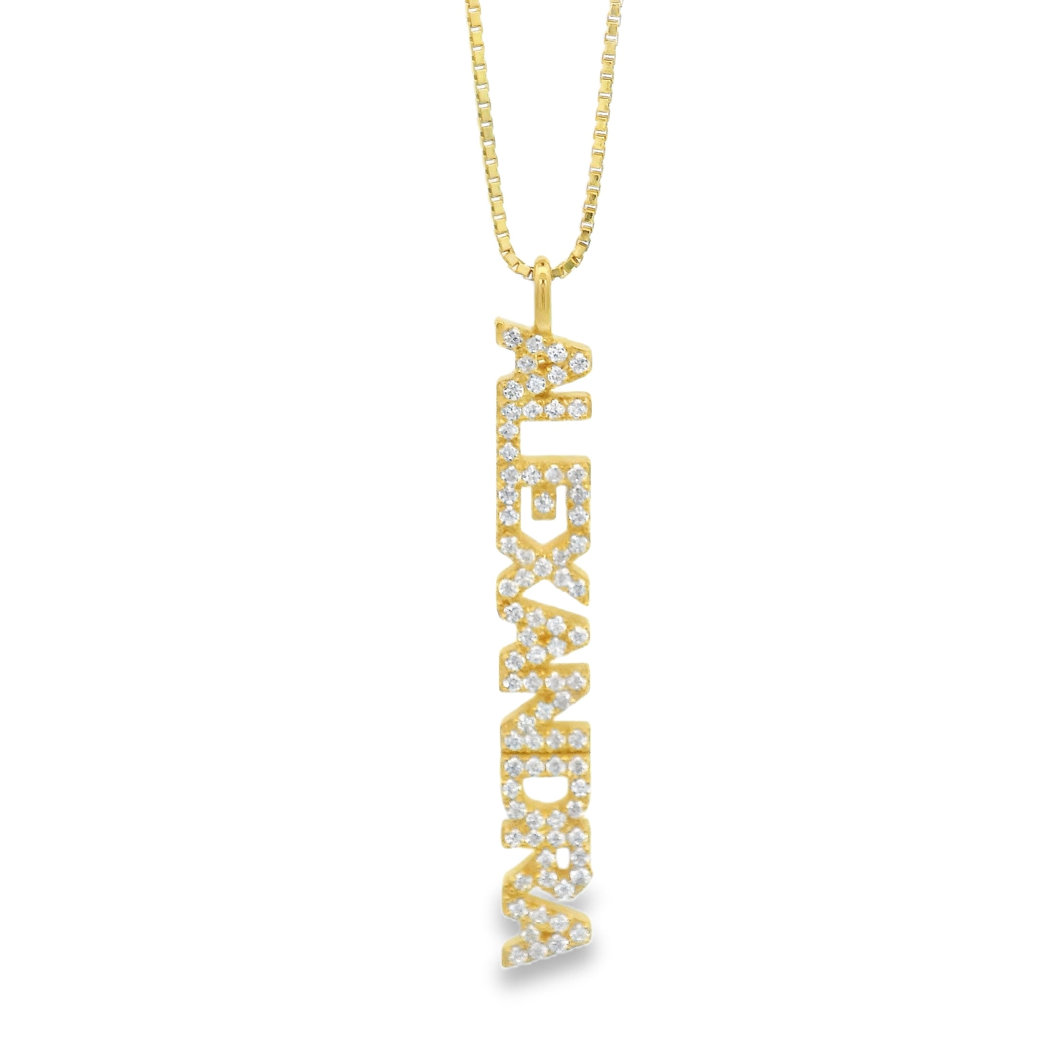 The Charm Name Plate Necklace