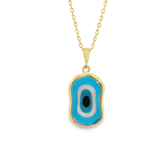 Melting Evil Eye Necklace