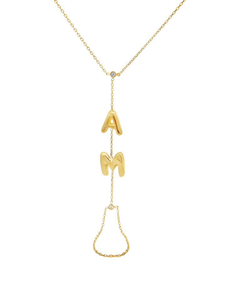 Initials Hand Chain