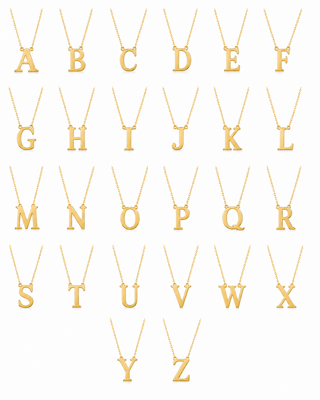 Jumbo Initial Necklace