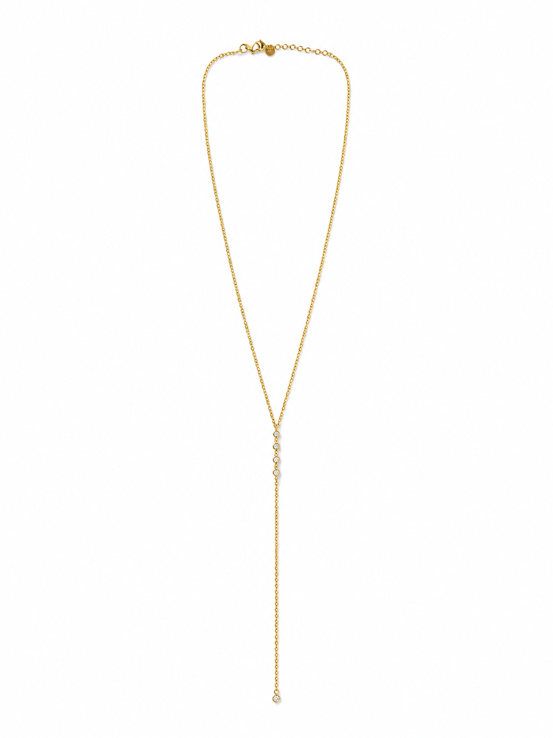 Triple Lariat Diamond Necklace