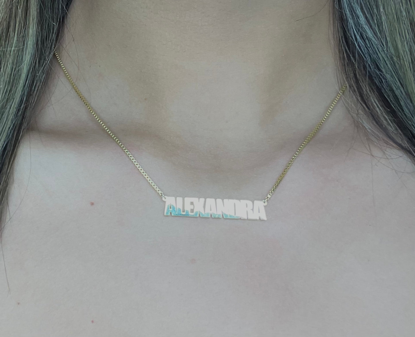 The Chunky Name Plate Necklace