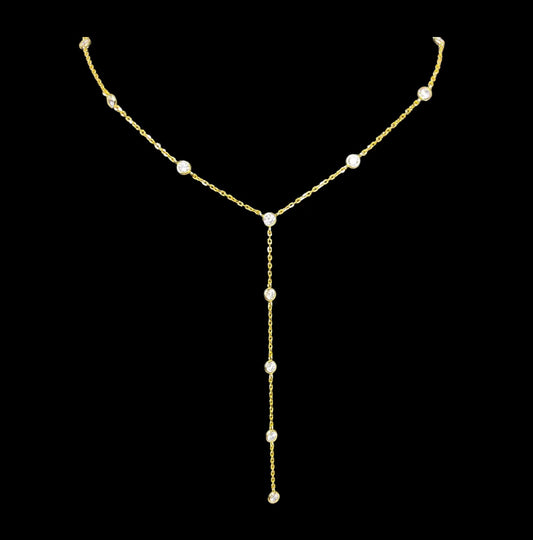 Lariat Diamond By The Yard Necklace